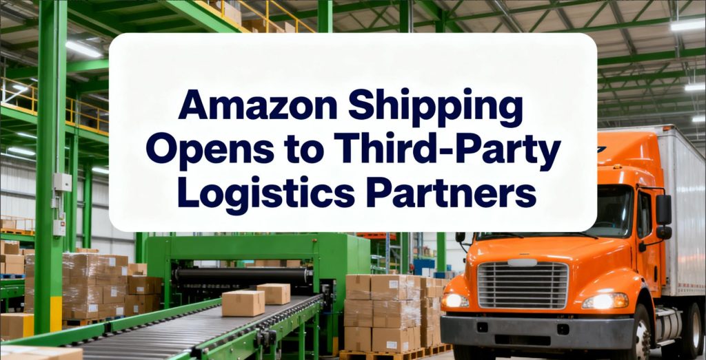 Amazon opens to third-party logistics partners
